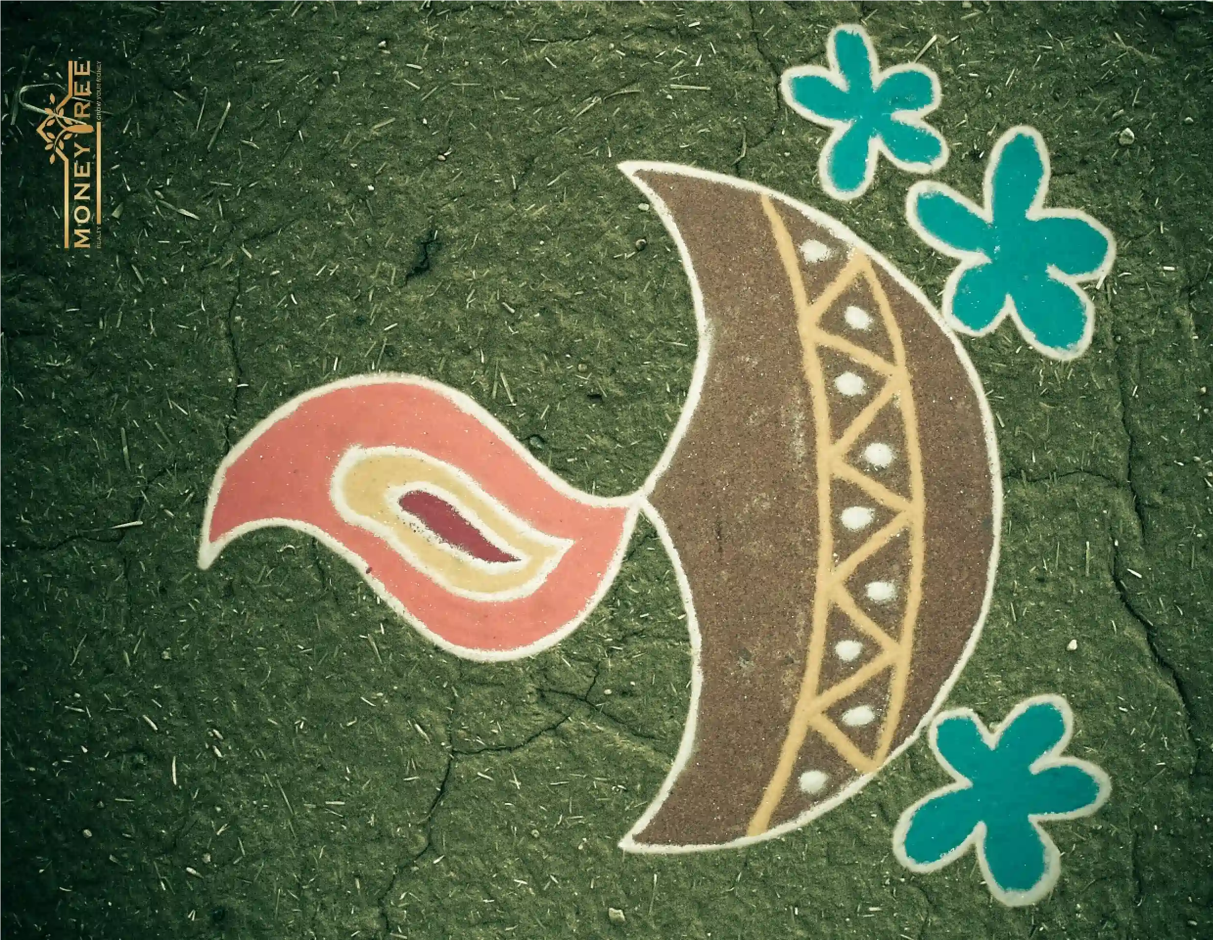 Elegant Navratri Rangoli Design