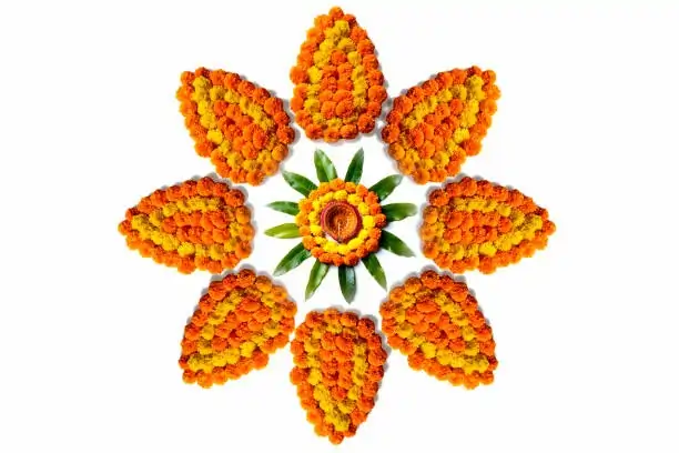 Floral Rangoli Design